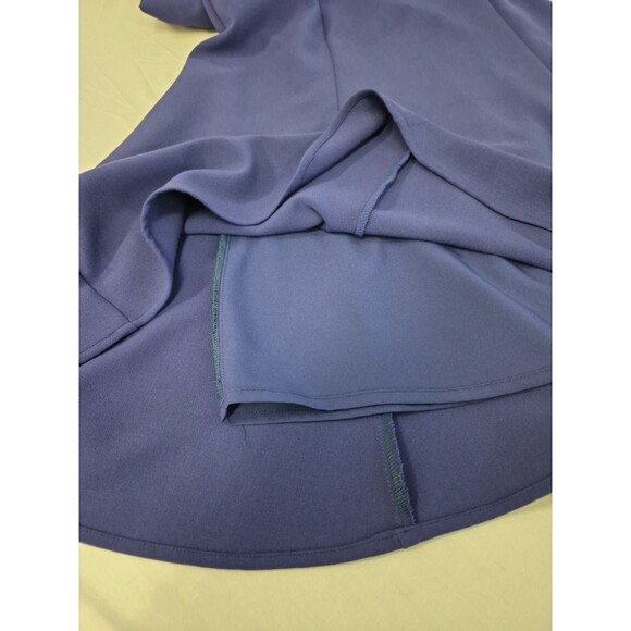 BLACK HALO Women's Dress Kensington Purple Knit Midi 3/4 Sleeve V Neck Size 10 - Picture 14 of 14